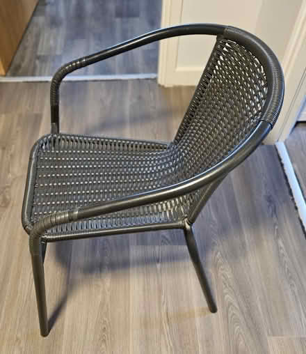 Photo of free Black Wicker Chair (Meir ST3) #3
