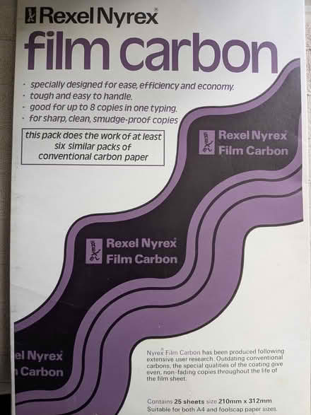 Photo of free Carbon paper (Caversham RG4) #1