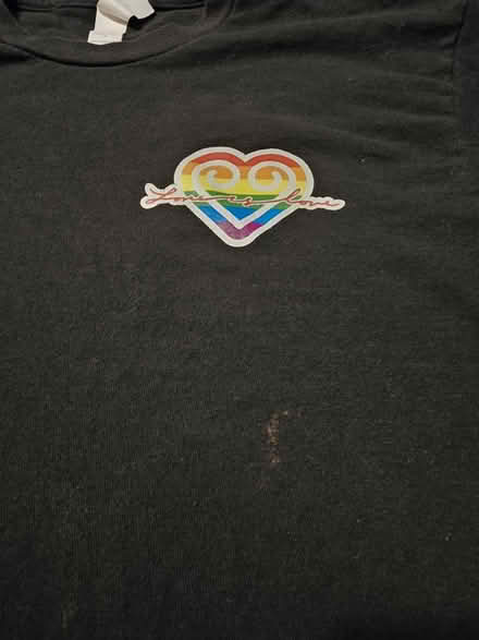 Photo of free Black Love is Love Heart Tee - Med (West 7th) #2