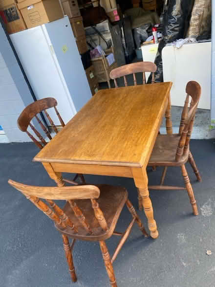 Photo of free Small dining table with 4 chairs (Pleasant Hill) #1