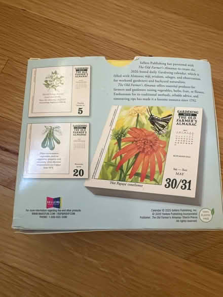 Photo of free Gardening 2026 daily calendar (Harvard MA) #2