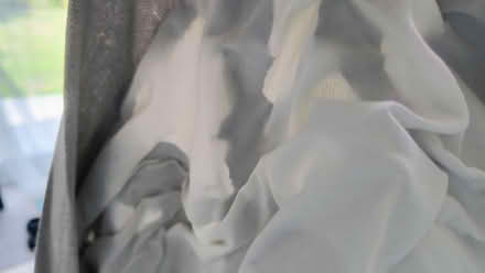 Photo of free Pair of eyelet curtains ( damaged lining) (Westgate CT8) #3