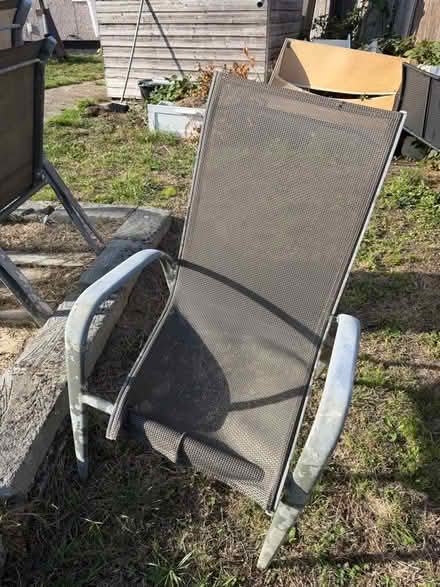 Photo of free garden table and chairs (Combs Ford IP14) #2