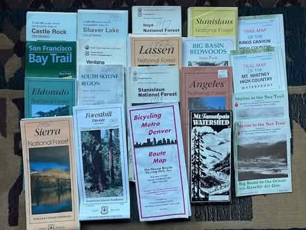Photo of free National Forests maps full color (Las Palmas Pk, Snvle) #1