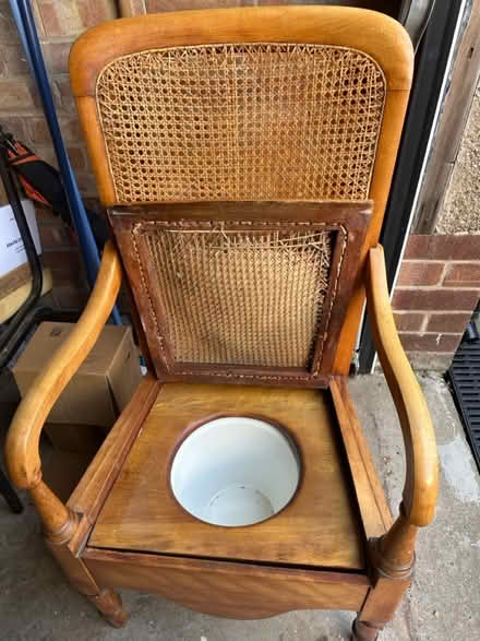 Photo of free Wooden ‘commode’ chair (Edwalton NG12) #3