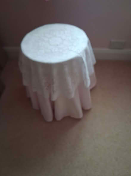 Photo of free Small side table with covers (Farlington PO6) #1