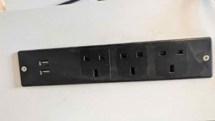 Photo of free Desk with built in power (Thames Ditton KT7) #1