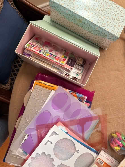Photo of free Treasure box full of craft supplies (North East San Gabriel) #2