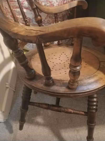 Photo of free Old fashioned Solid Wooden Chair (Hampden Park BN22) #2