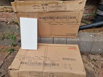 Photo of free white tiles 4 x 8 inches (Seaford BN25) #1
