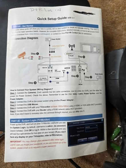 Photo of free DVR and external camera set (Swindon Village GL51) #4