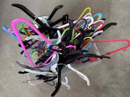 Photo of free Job lot of children's coathangers (Heaton Moor SK4) #1