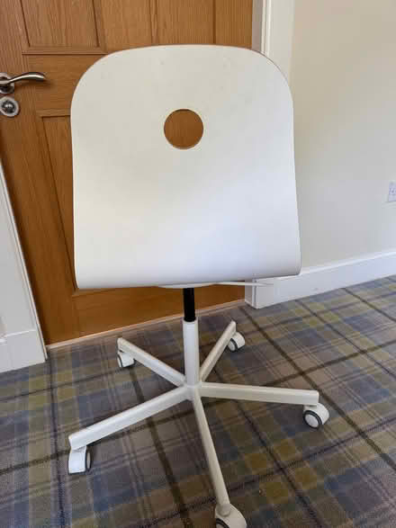 Photo of free White IKEA Office Chair (Bridge of Allan) #2