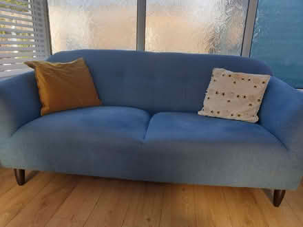 Photo of free Blue sofa (Hart Common WN2) #1