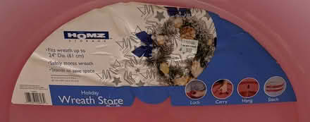 Photo of free Plastic Wreath Case (Wayne) #3