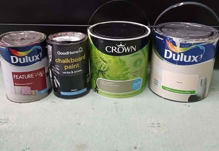 Photo of free 4 pots of paint (Glusburn BD20) #1