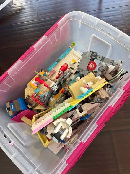 Photo of free Box of assorted lego pieces (Wolfe and Evelyn) #2