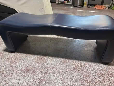 Photo of free Leather bench (The Woodlands) #1