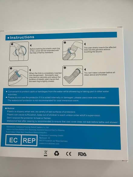 Photo of free Waterproof arm cast protector (Bloor & Islington) #2