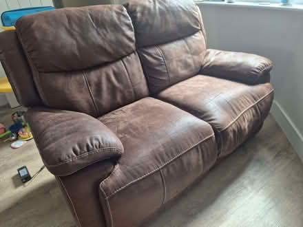 Photo of free Sofa electric recliner brown fabric (Croham CR2) #2