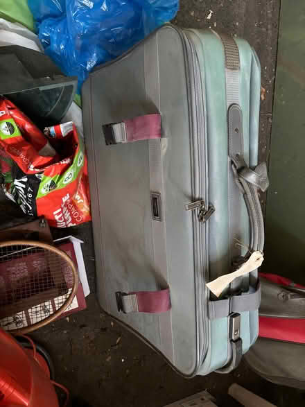 Photo of free 1970s suitcases - 1 leather (New Eltham SE9) #1