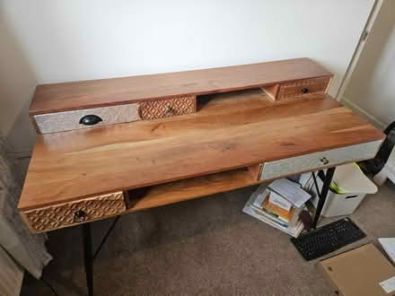 Photo of free Hardwood desk (OX12 East Challow) #3