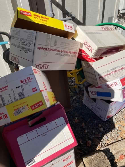 Photo of free 7 moving boxes with cover (Foothill Boulevard Cupertino) #1