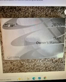 Photo of 2020 Chevy Trax Owners Manual (Rochester Airport Area) #1