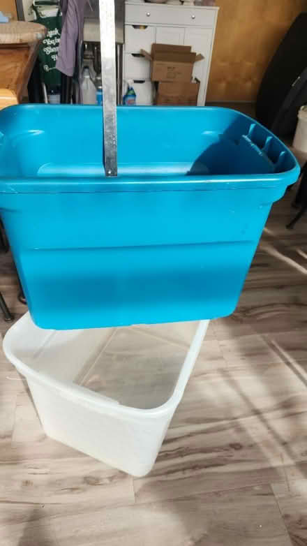 Photo of free 2 plastic bucket without covers (Stoneham) #1