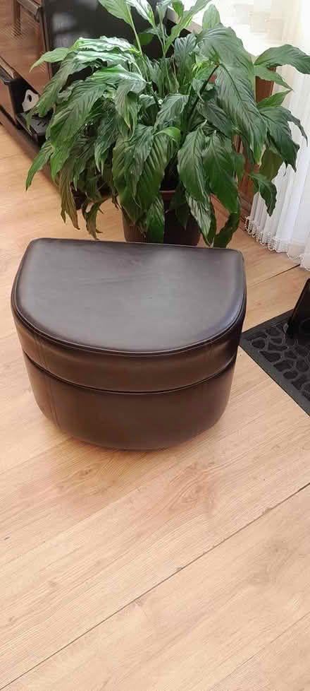 Photo of free Two leather tub chairs (Swarcliffe LS14 5) #3