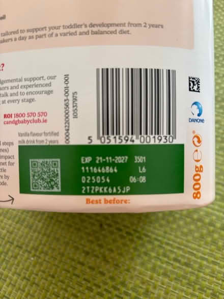 Photo of free Cow and gate toddler milk (Warrington WA4) #2