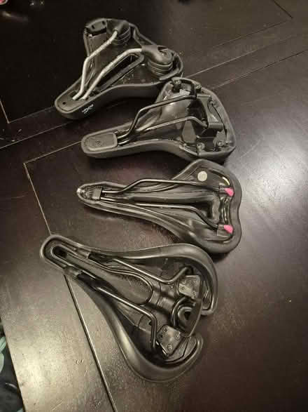 Photo of free 4 x bike saddles (Withington M14) #2