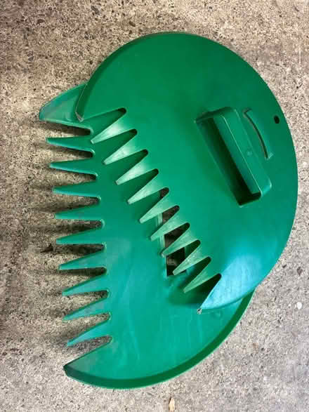 Photo of free Large green plastic leaf collecting hands (Great Boughton CH3) #1