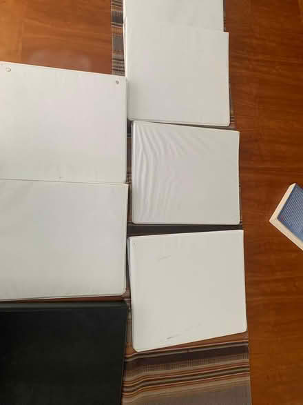 Photo of free 7 used 3-ring binders (berkeley) #1
