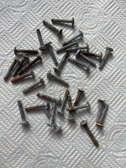 Photo of free Silver cabinet handles x 16 (Grimston LE14) #3