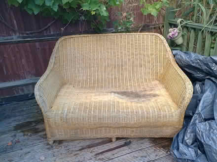 Photo of free Large rattan garden sofa (Hampden Park BN22) #1