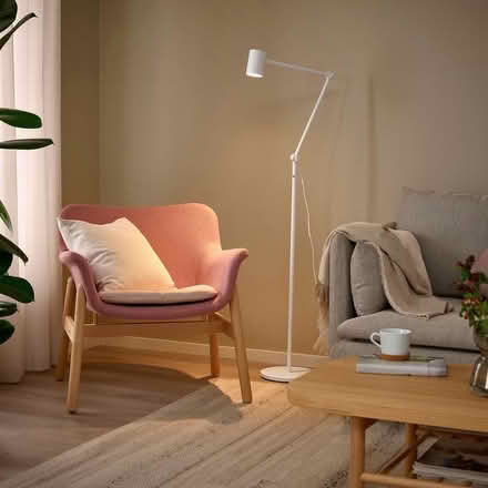 Photo of free NYMÅNE Floor/reading lamp, white (Highbury N5) #3