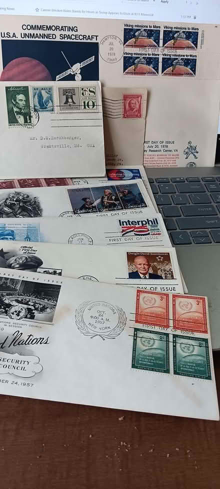 Photo of free 7 first day covers (melrose) #1