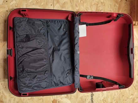 Photo of free Red Carlton Suitcase with jammed castor wheel (Disley SK12) #4