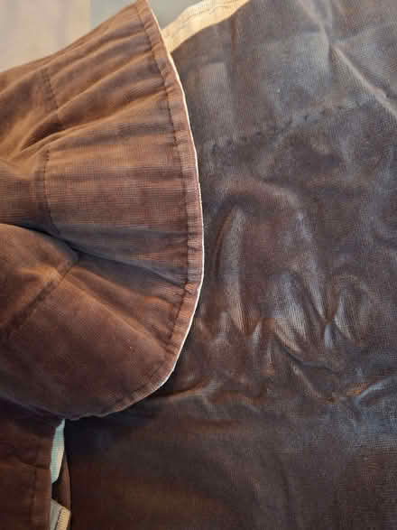 Photo of free 2 high quality velvet door curtain for upcycling (Ulverley Green B92) #2