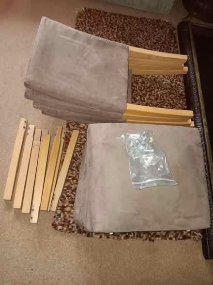 Photo of free 4 upholstered dining chairs (Rathmines/Ranelagh) #3