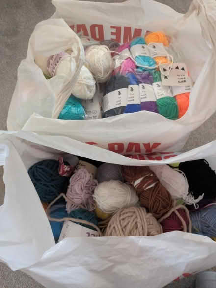 Photo of free 2 bags of wool (Stanway CO3) #1
