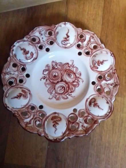 Photo of free Brown fancy wall plate (Killamarsh S21) #1