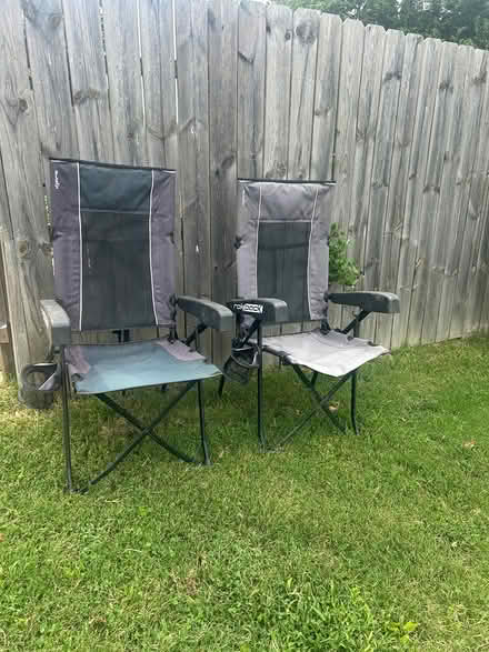 Photo of free Two high back lawn/yard chairs (20020) #1