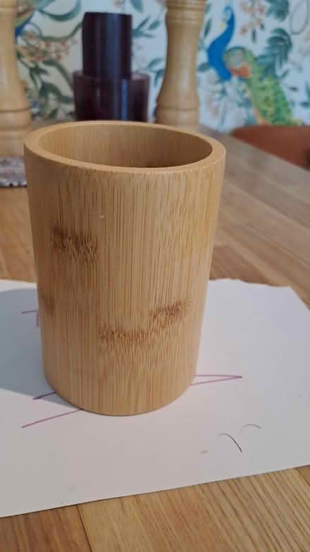 Photo of free bamboo pot 5". Bramley (Bramley, Hants RG26) #1