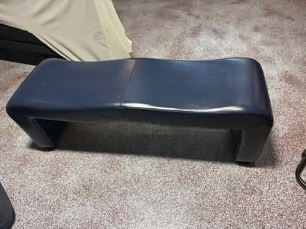 Photo of free Leather bench (The Woodlands) #2
