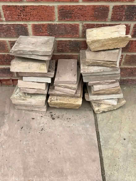 Photo of free Various sandstone slabs & off cuts (Leigh on sea SS9) #1