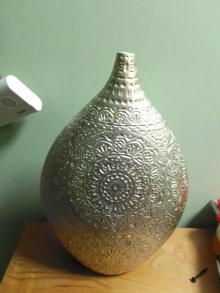 Photo of free Metallic coloured vase (Killamarsh S21) #1