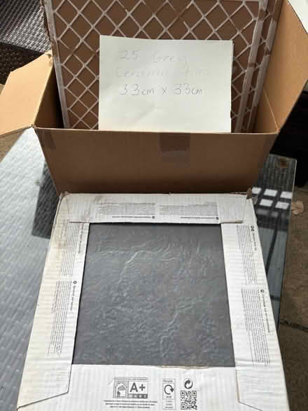 Photo of free Grey ceramic tiles (Wealdstone HA3) #1
