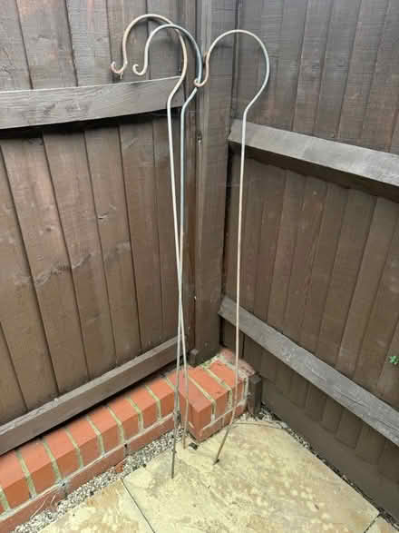 Photo of free Three metal lantern hooks (Goffs oak EN7) #1